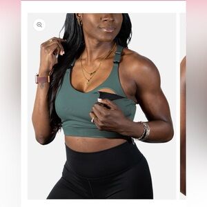 Women's Maternity Sports Bra - Black, Camouflage, Green